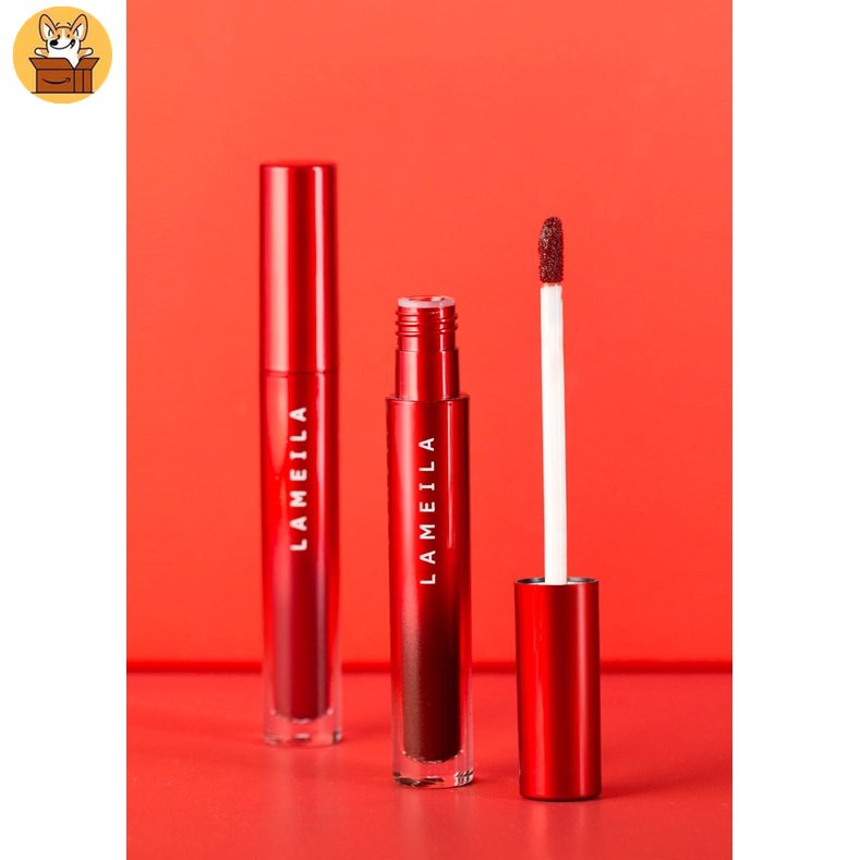 Son Tint Màu Lì & Vết Bẩn Nhung Hoàn Thiện Và Cà Chua - Không Phai Màu Dưỡng Ẩm