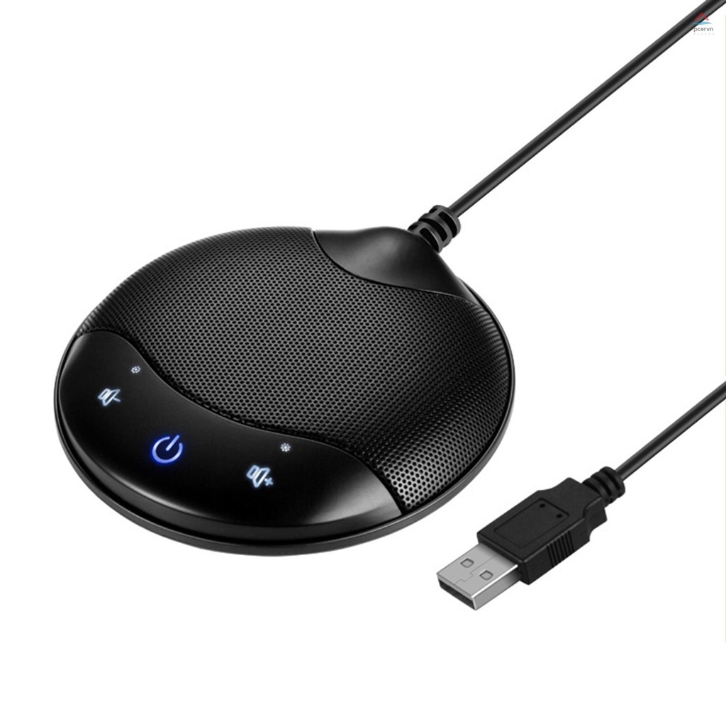 Micro USB Xoay 360 Độ Nhỏ Gọn Tiện Dụng° Mic Tụ Điện Đa Hướng Với Chức Năng Kiểm Soát Âm Lượng Và Loại Bỏ Tiếng Ồn Tương Thích Với Windows MacOS