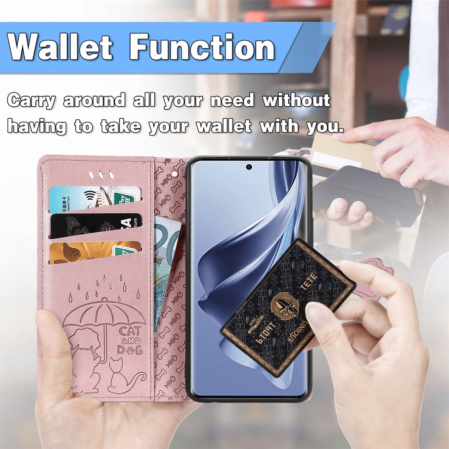 Ốp Điện Thoại Da Gập Kèm Ví Cho OPPO Reno 10 Pro Plus Reno10 Pro + 5G hp OPO Rino 10Pro CPH2531 CPH2525 CPH2521