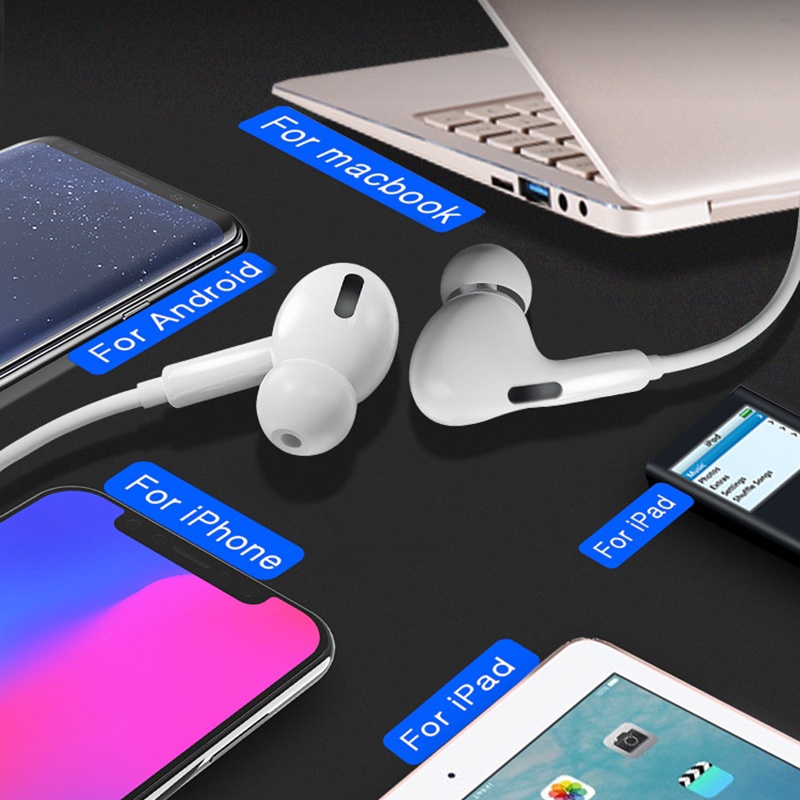 Tai Nghe Nhét Tai Có Dây Cho iPhone 11 12 13 14 Plus XS MAX