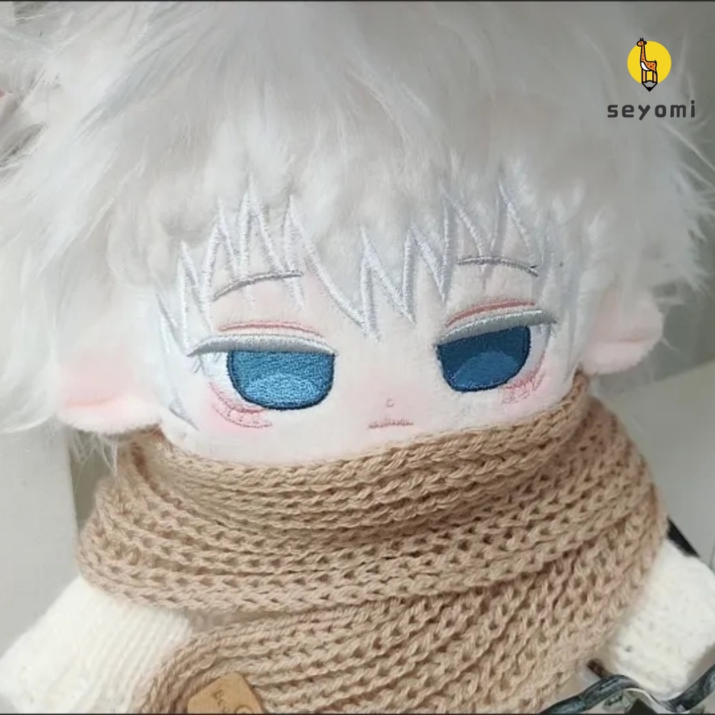 Búp Bê Nhồi Bông Hình Nhân Vật Jujutsu Kaisen Gojo Satoru 20cm