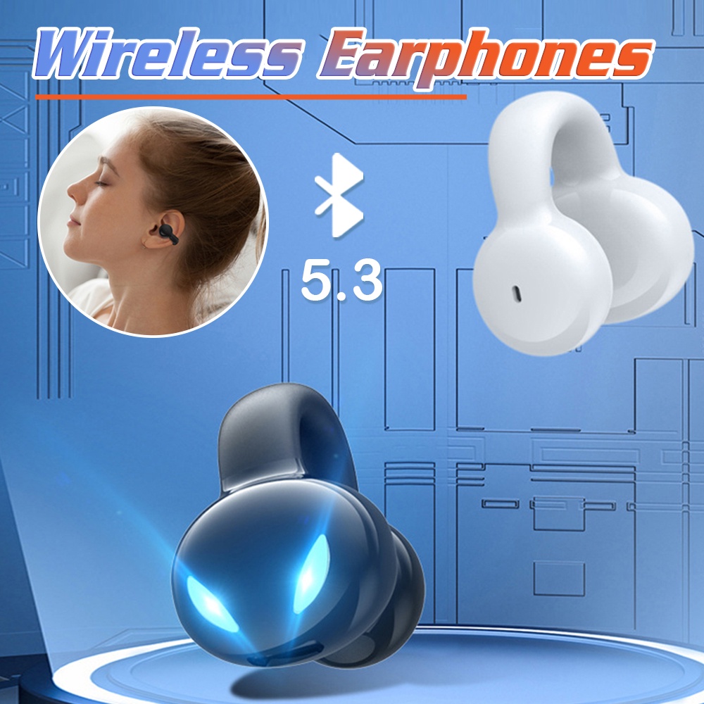 VIRWIR Tai Nghe Nhét Tai Bluetooth Không Dây Có Kẹp Tai