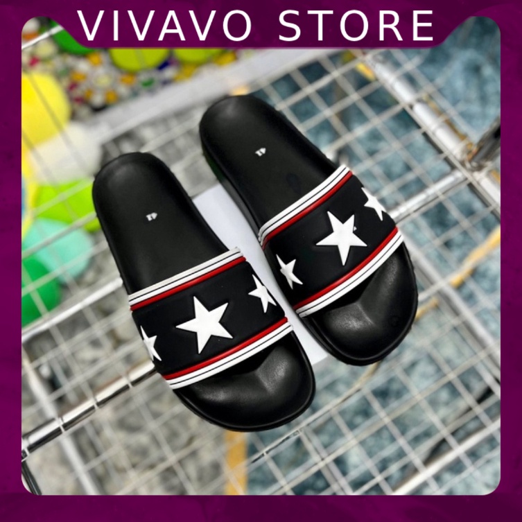 Dép quai ngang thời trang nam nữ GVC ông sao bản cao su - FREE SHIP