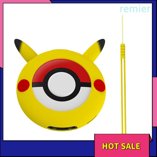 Re silicone case bảo vệ da mềm với dây đeo tay túi đựng du lịch tương thích cho pokémon go plus +