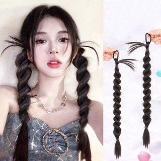 Dây buộc tóc giả thắt bím thời trang cho nữ