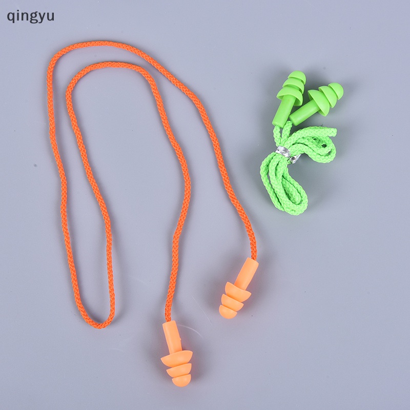 Nút tai silicon mới nút tai khi ngủ giảm tiếng ồn nút tai bơi có dây tốt