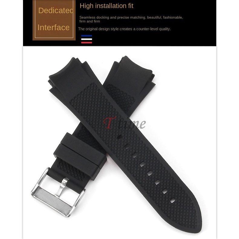 Dây Đeo Silicone 22mm Thay Thế Cho Đồng Hồ Nam GUESS Gayles W0247G3 W0040G3 W0040G7