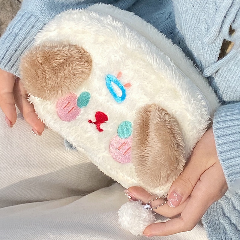 Túi Đựng Bút Phối Lông Dễ Thương Cho Học Sinh