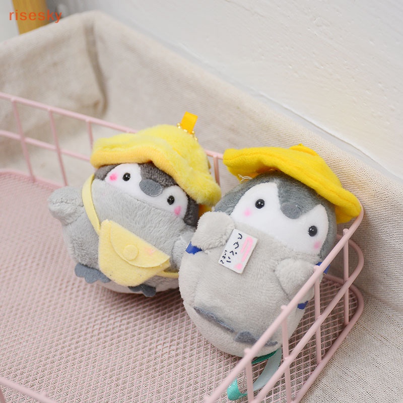 Móc Khóa Hình Chim Cánh Cụt Nhồi Bông Dễ Thương