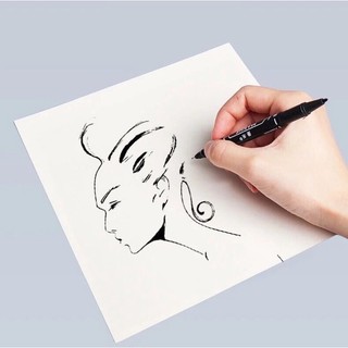 Bút marker MANHE 2 đầu gốc nước