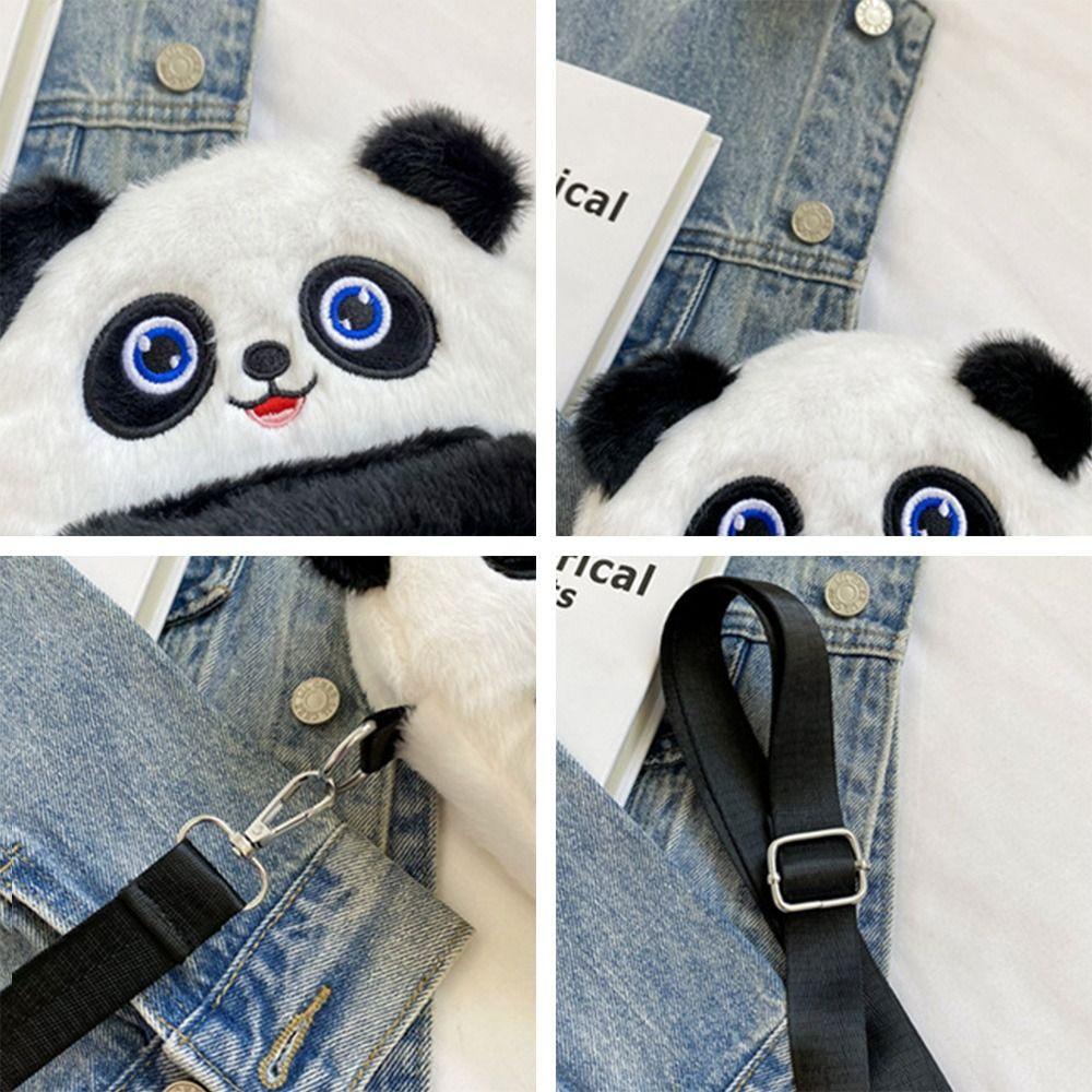 UUMIR Túi Đeo Chéo Hình Gấu Trúc Hoạt Hình Dễ Thương Cho Bé