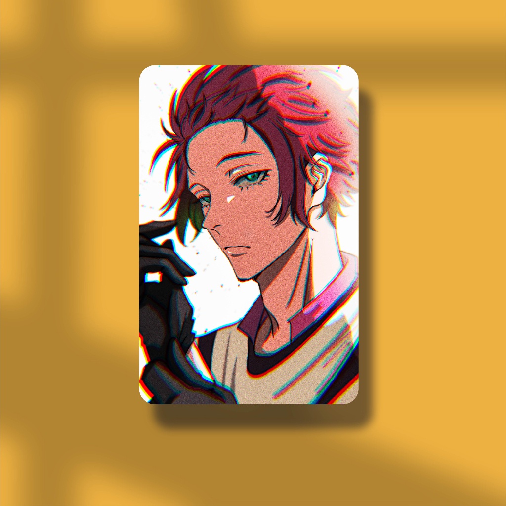 Thẻ Card Bo Góc Nhân Vật Anime Tiền Đạo Số 1 - Giấy Bìa Cứng - Có Màng Cán