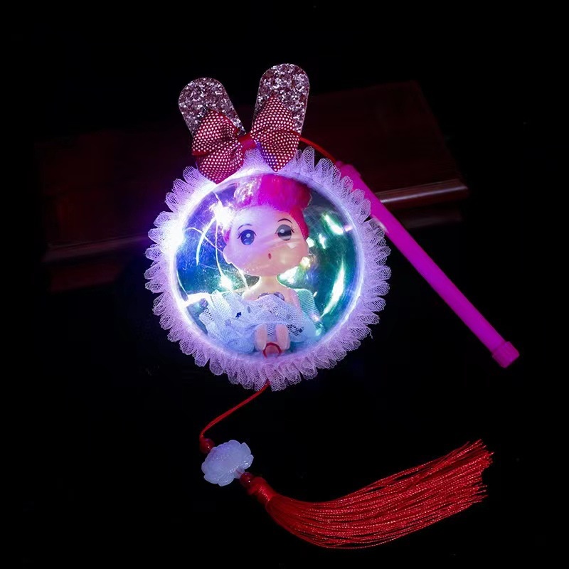 Lồng Đèn Pha Lê Hình Thỏ / Thiên Thần 33cm Trang Trí