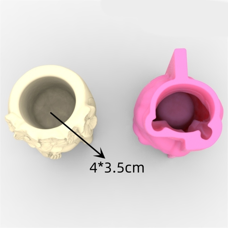 Ivy geometric garland girl thạch cao khuôn silicone hộp lưu trữ khuôn để làm chậu cây mọng nước chậu hoa giá đỡ bút