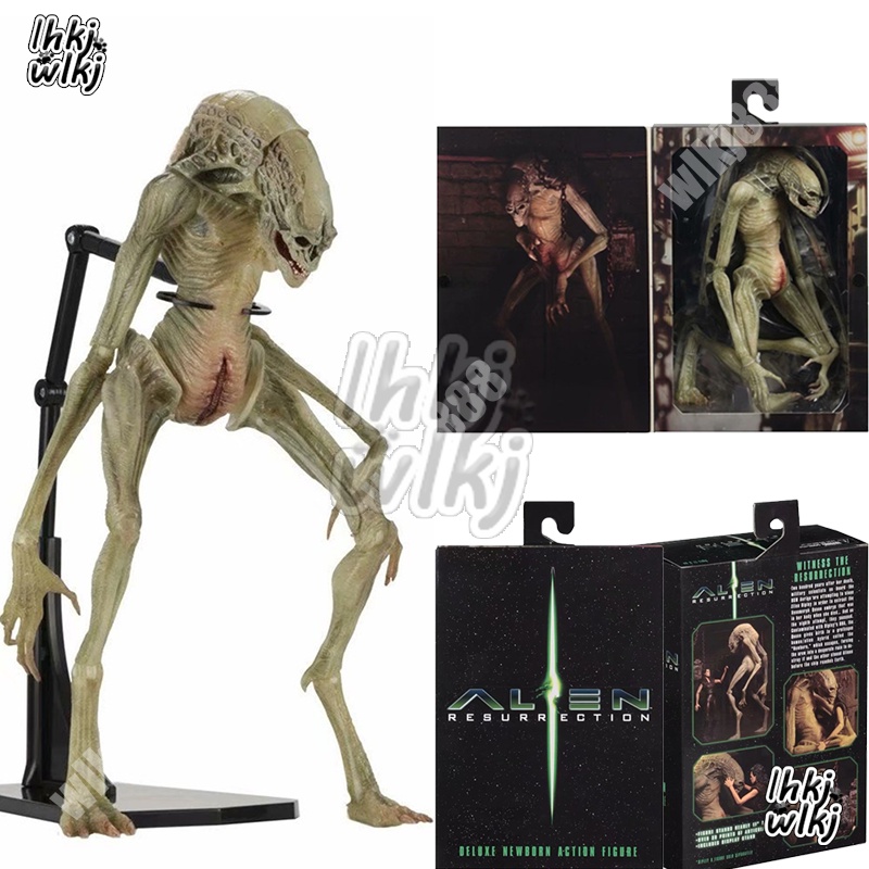 Neca alien vs predator: shuttle avp aliens đồ chơi facehugger mô hình không gian phim kinh dị búp bê trang trí phòng hành động hình quà tặng