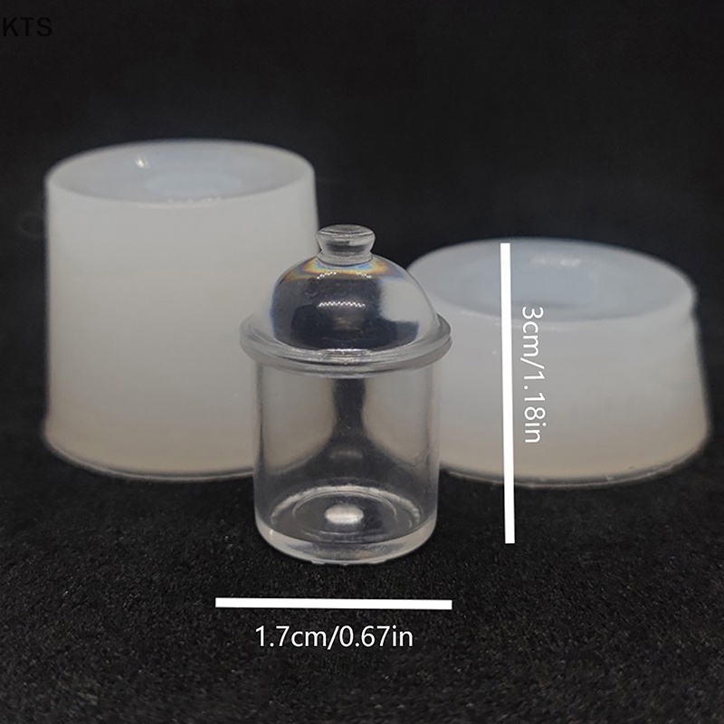 Kts dollhouse food jar khuôn silicone búp bê ngôi nhà kẹo nhỏ lọ bánh quy đồ chơi mô hình nhà búp bê phụ kiện nhà bếp kt