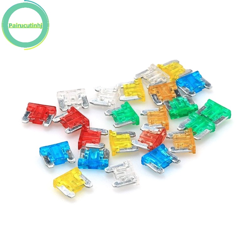 Pairhj 24 cái xe tải ô tô xe máy cầu chì 5a 10a 15a 20a kích thước hỗn hợp vn