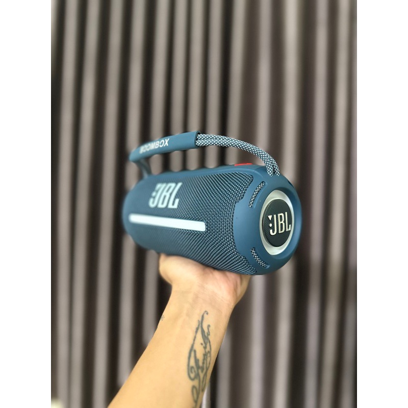 Loa Bluetooth JBL Bombox 360 pro độ đèn leb Bass mạnh Công suất 40W Pin tới 6h