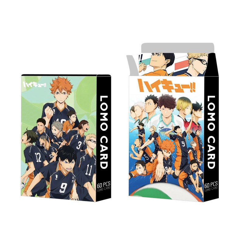 Haikyuu! Photocard Lomo Card Anime Collectibles 60pcs/box