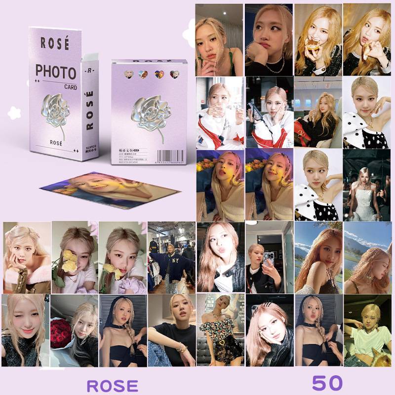 50 cái k-pop idol lomo cards quà tặng cho bé gái trẻ em bts twice itzy stray kids blackpink ive txt nct collection card