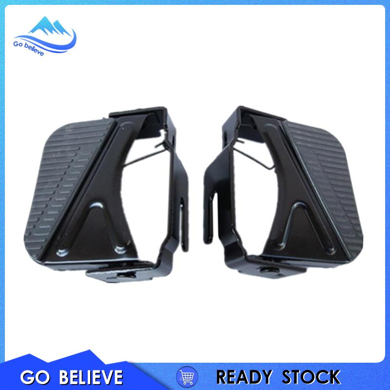 1 cặp bàn đạp sau có thể gập lại chỗ để chân ghế sau chốt chân