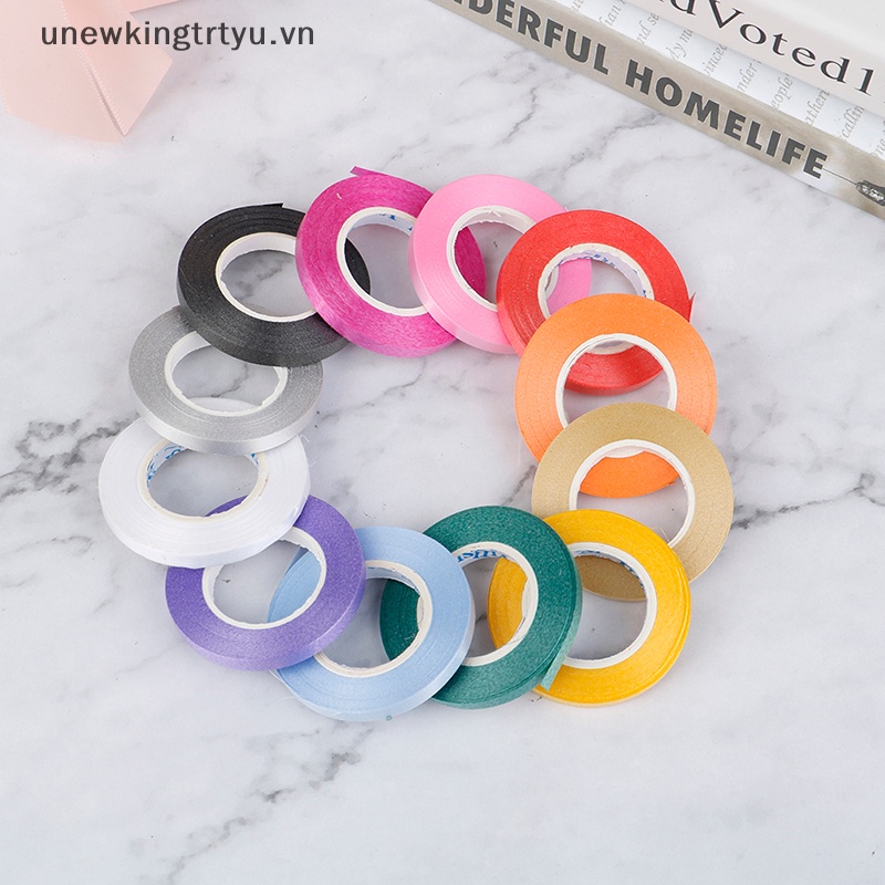 Une 10m / cuộn ruy băng sinh nhật tiệc cưới trang trí bóng bay ruy băng lụa sa ruy băng vn