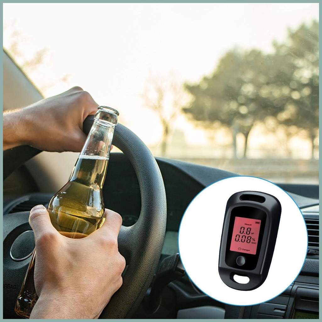 Máy kiểm tra cồn máy đo hơi thở cầm tay mini máy kiểm tra cồn máy dò hơi thở cho ô tô và nhà yunvn