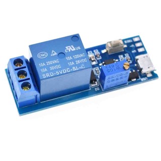 Dc 5v-30v micro usb power có thể điều chỉnh độ trễ rơle hẹn giờ điều khiển kích hoạt độ trễ dẫn truyền rơle công tắc mô-đun 12v 24v
