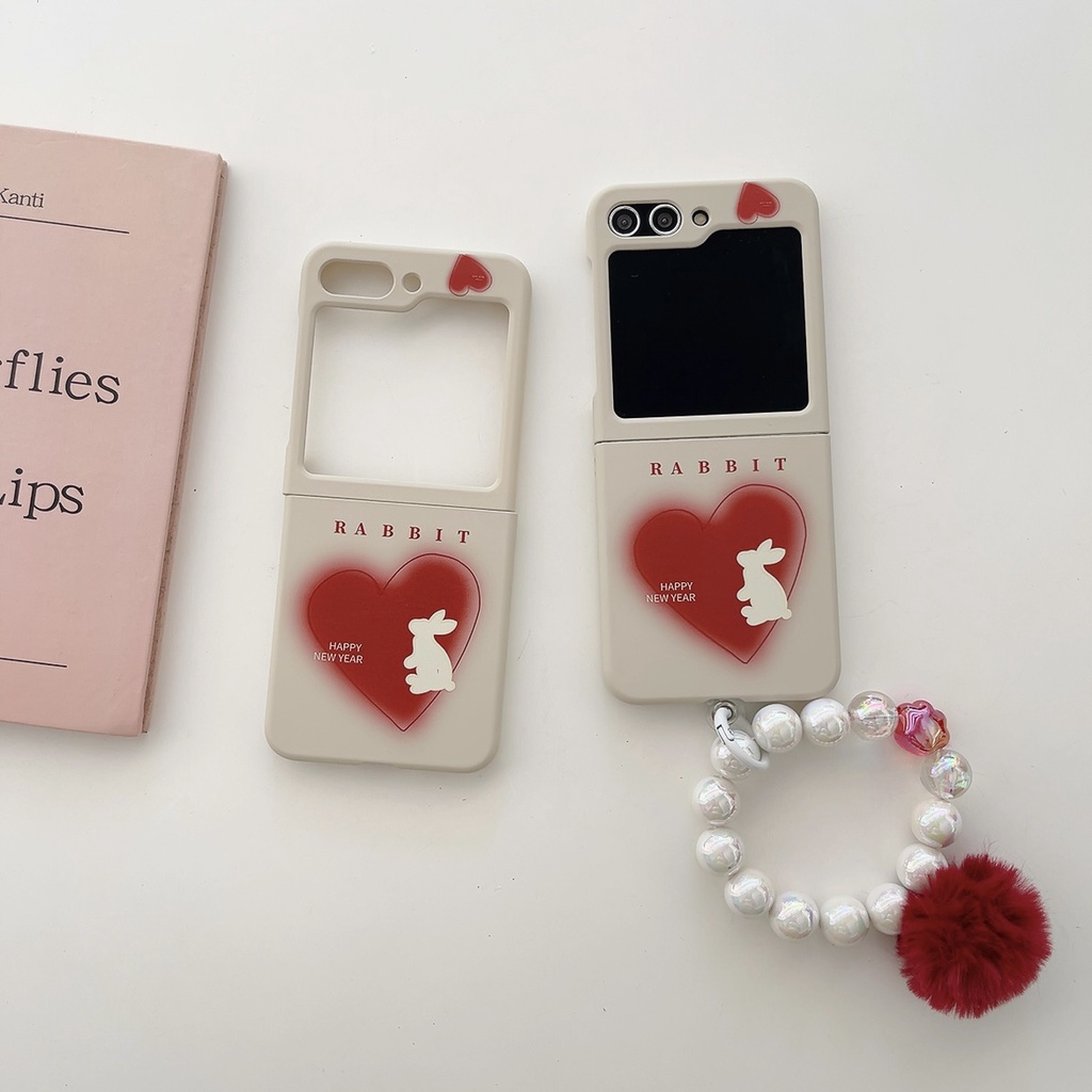 Samsung galaxy z flip 5 5g thời trang da cảm giác dễ thương phim hoạt hình chú chó bông barbie samsung z flip 5 pc case cứng chống sốc điện thoại sáng tạo vỏ