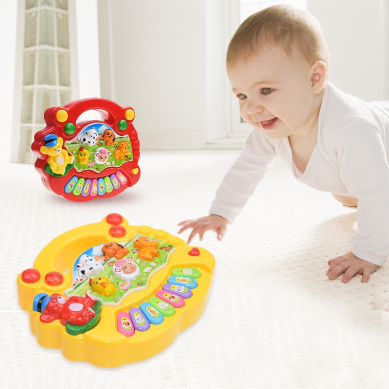 Animal farm piano âm nhạc đồ chơi giáo dục nhạc cụ đồ chơi trẻ em món quà giáng sinh