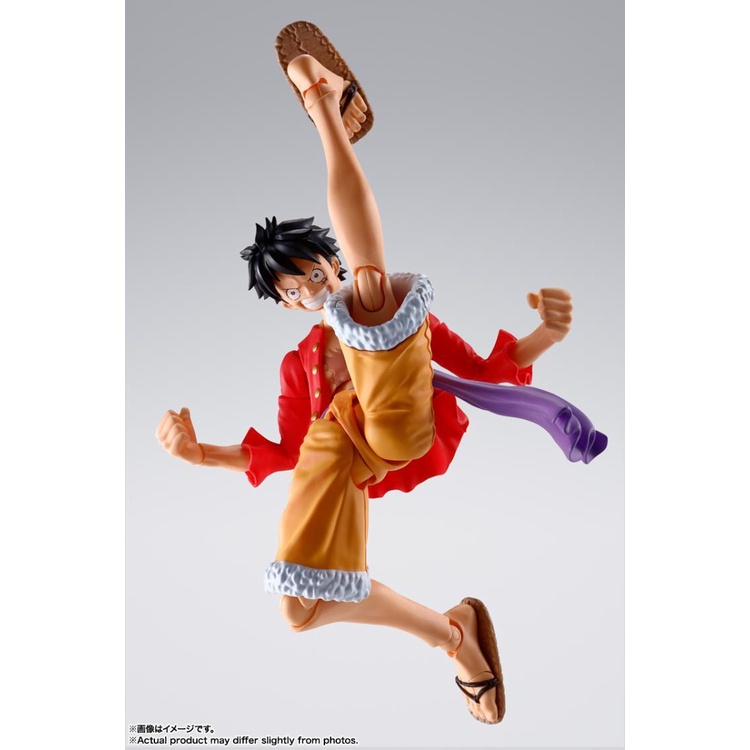 Bandai shf one piece one piece one piece monkey d luffy mũ rơm touch onishima có thể di chuyển thành phẩm