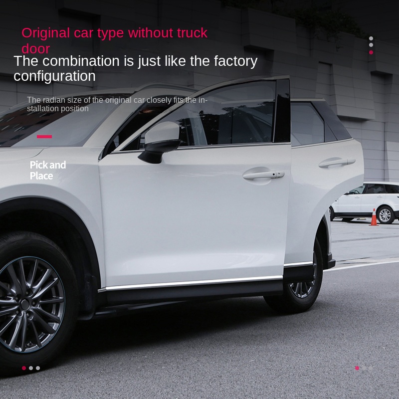 Mazda cx5 thích hợp cho 17-22 mazda cx5 sửa đổi thân xe bằng thép không gỉ cx-5 dải sáng bên cửa