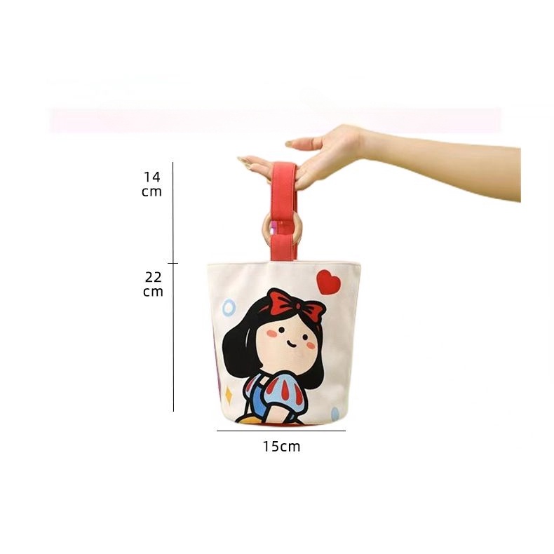 Túi xách tay thông thường ban đầu dễ thương bento sinh viên với túi xách hộp ăn trưa