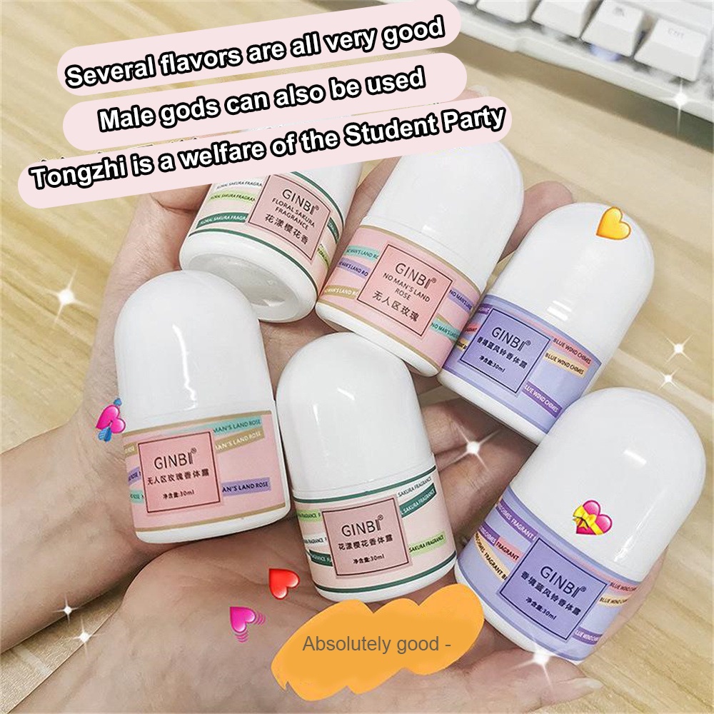 30ml Nước hoa lăn toàn thân Lăn khử mùi ngăn tiết mồ hôi dịu nhẹ Không gây kích ứng Vùng dưới cánh tay Sức sống sảng khoái Hạt hương thơm nhẹ lâu trôi ins.style_vn