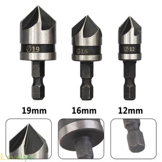 ⭐24H SHIPING ⭐Drill Bit 90 Degree Carbon Steel Chamfer Chamferer Drilling Hexagon Power Tools