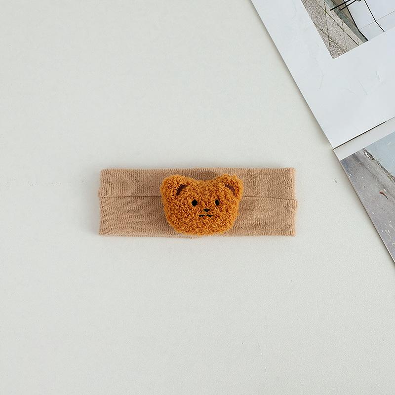 Băng Đô Turban Gấu Cho Bé Chất Cotton Gân Hàn Mềm Mại