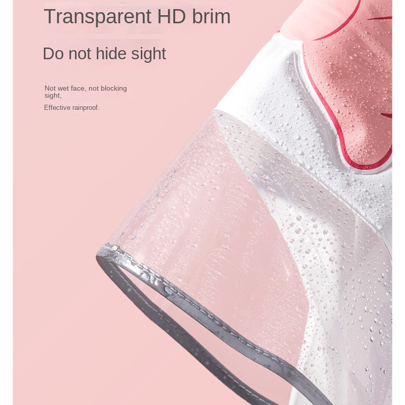 Áo mưa trẻ em không thấm nước áo mưa bé gái mẫu giáo poncho dễ thương áo mưa mùa hè áo choàng chống thấm