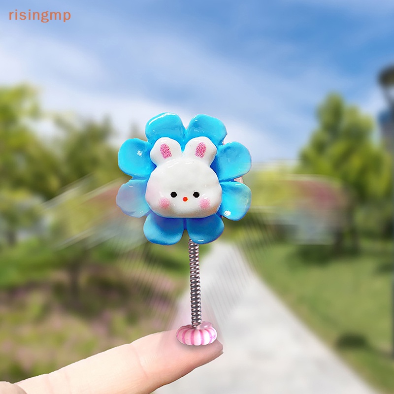 [risingmp] Lắc dễ thương đầu bobble hoa trang trí nội thất ô tô hoa trang trí nội thất ô tô phụ kiện trang trí hoa dễ thương