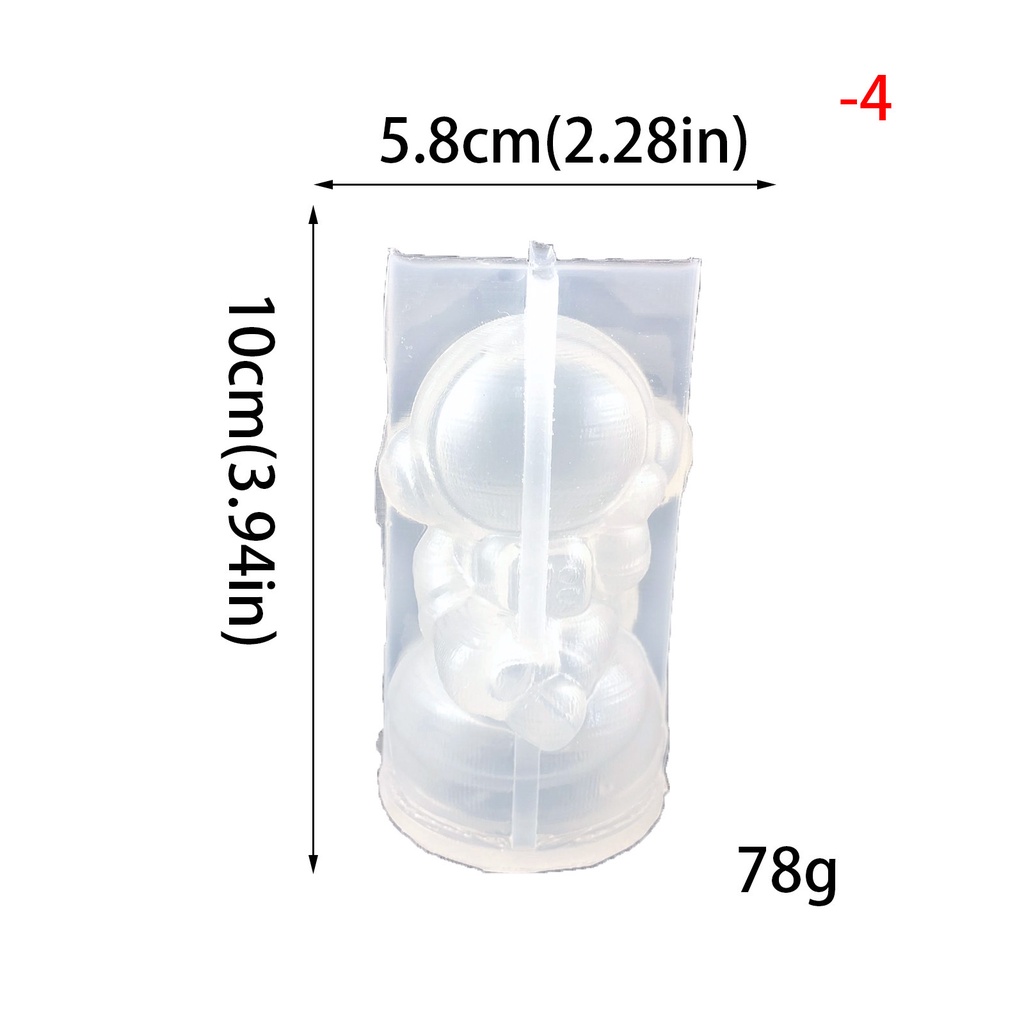 Phi hành gia Hương Liệu Khuếch Tán Đá Trang Trí Khuôn Silicon Tự Làm Phi Hành Gia Hương Liệu Nến Trang Trí Nhà Cửa Khuôn