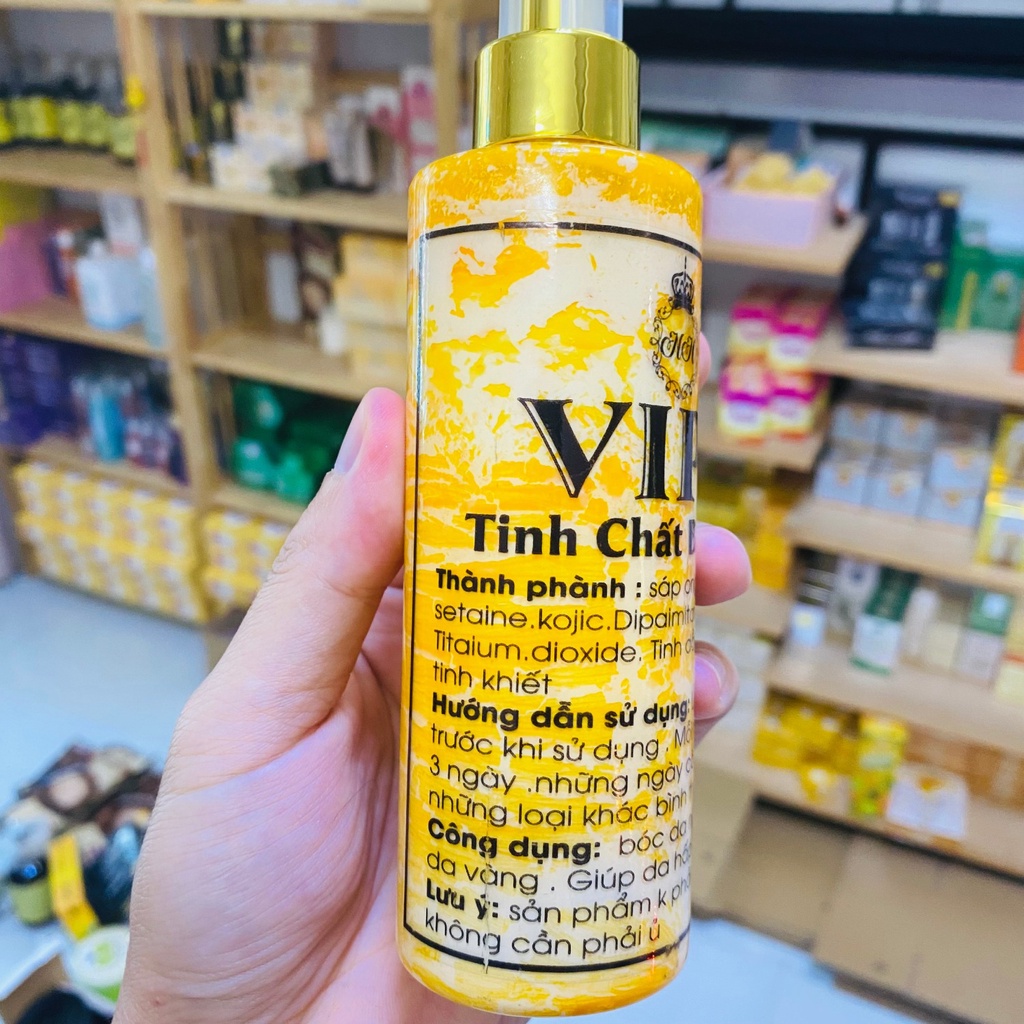 Tinh chất bóc đen Vip, chuyên dùng cho da đen ngăm chai lì sạm xỉn màu - Hàng xịn chính hãng