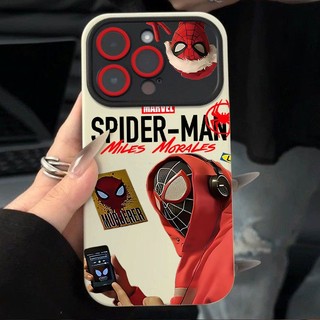 Ốp Điện Thoại Mềm Chống Rơi Hình Người Nhện Cho iphone 11 12 pro max x xr xs max se 7 plus 8 plus 13 pro max 14 pro max