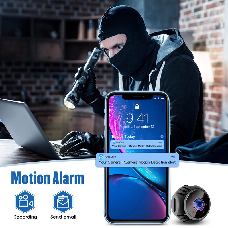 Camera W8 Độ Nét Cao, Giám Sát Trực Tiếp Trên Điện thoại, Có Hồng Ngoại quay Ban Đêm, Chính Hãng