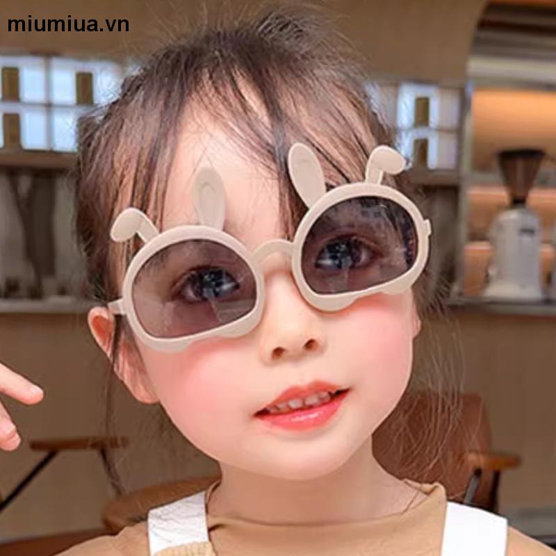 Miumiua🔮Dễ Thương Kính Mát Phân Cực Chống Tia uv Hình Thỏ Đáng Yêu Cho Bé