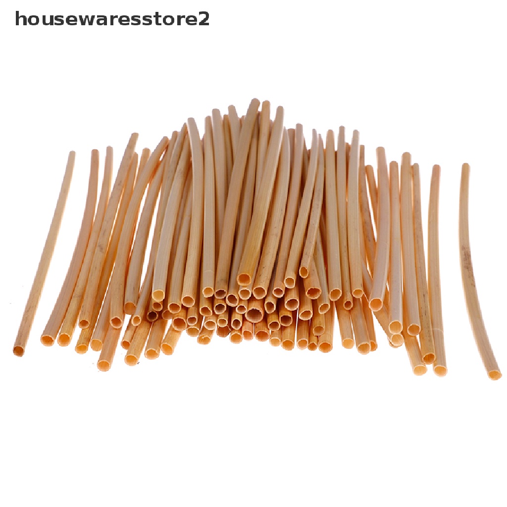 Bộ 2 / Gói 100 Ống Hút Rơm Lúa Mì 20CM Thân Thiện Với Môi Trường