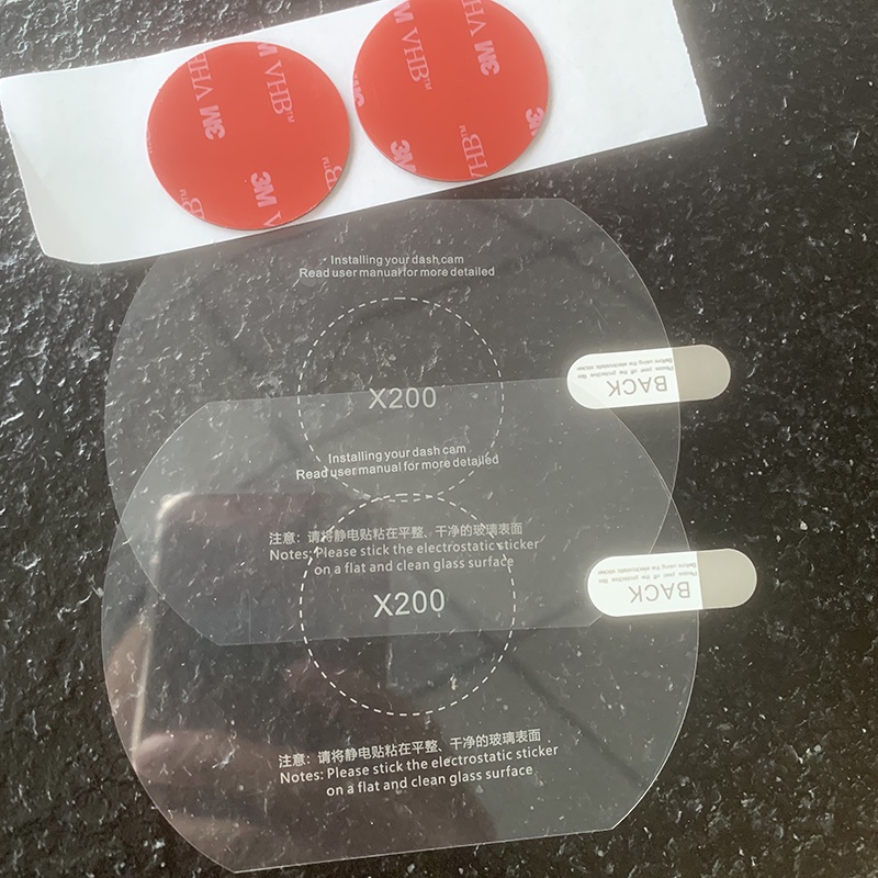 Set 2 Phim Dán Thông Minh 70mai Omni X200 70mai X200 DVR 3M Cho Xe Hơi