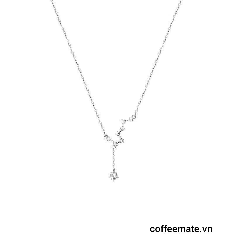 【coffeemate】⚡ Bắc Đẩu Nữ Hợp thời trang Tính khí Nhẹ nhàng Sang trọng Thích hợp Thiết kế Tua Rua Vòng cổ Tinh tế Đơn giản