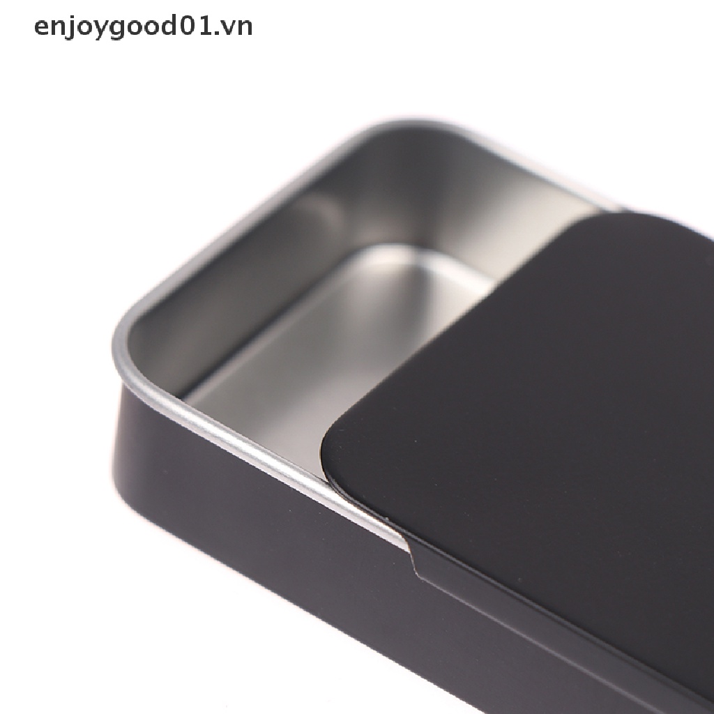 Hộp Thiếc Mini 80 * 50 * 15mm Có Nắp Trượt Đựng Đồ Tiện Dụng
