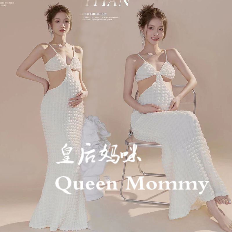 Trang Phục Chụp Ảnh Nghệ Thuật Phong Cách Mới Cho Phụ Nữ Mang Thai