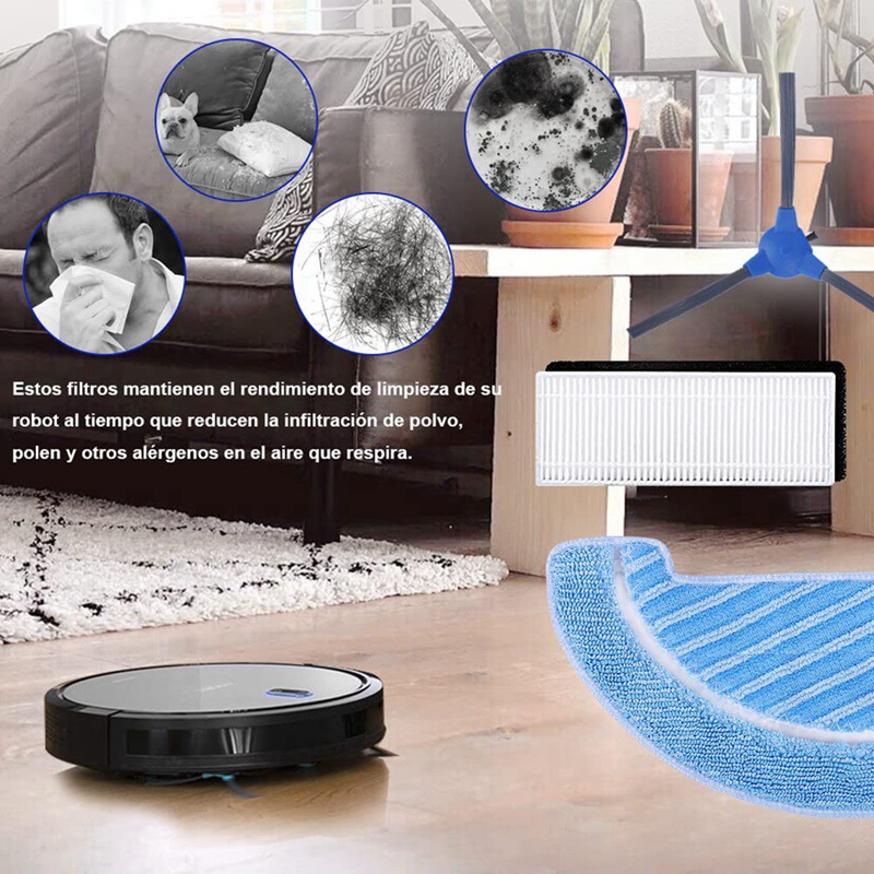 Chổi Chính / Bên / Tấm Lọc HEPA Chuyên Dụng Cho Máy Hút Bụi Conga 1090