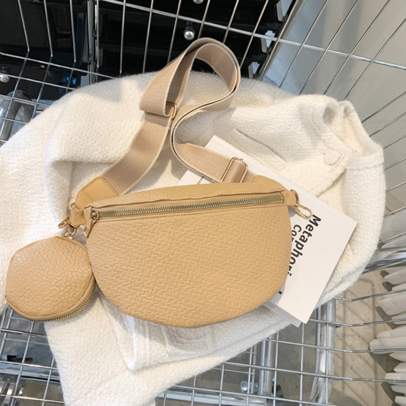 Túi Đeo Hông Bằng Da PU Phong Cách Hàn Quốc Dành Cho Nữ